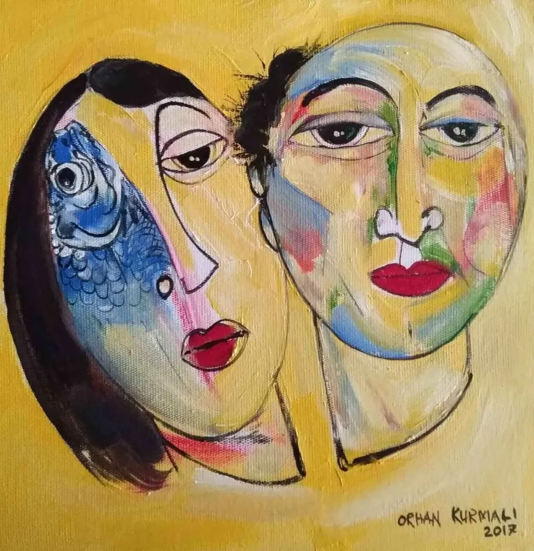 "isimsiz" eseri ORHAN KURMALI tarafından 2017 yılında 25x25 cm ölçülerinde Tuval üzeri yağlı boya tekniği ile yapılmıştır.