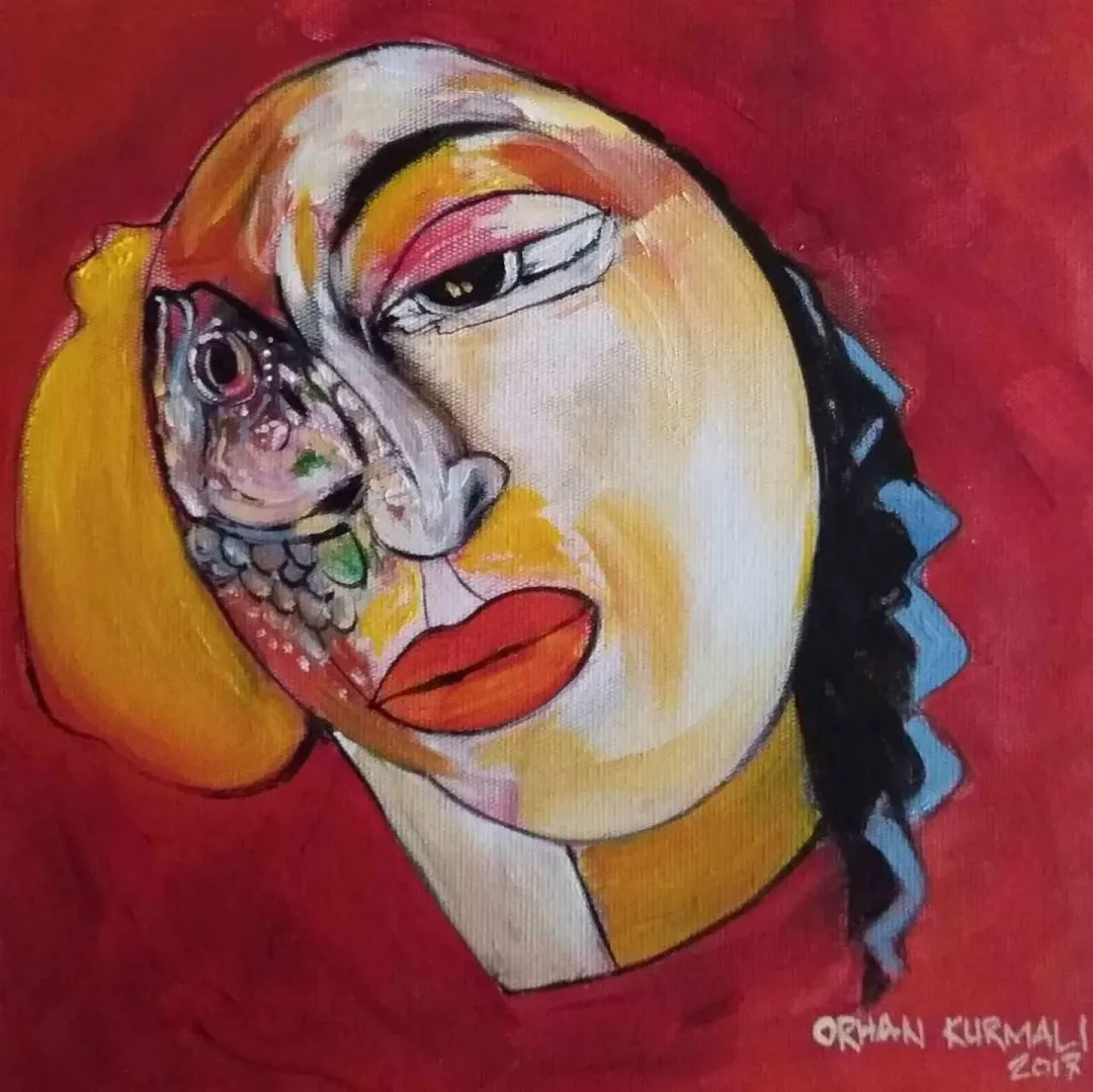 "isimsiz" eseri ORHAN KURMALI tarafından 2017 yılında 25x25 cm ölçülerinde Tuval üzeri yağlı boya tekniği ile yapılmıştır.