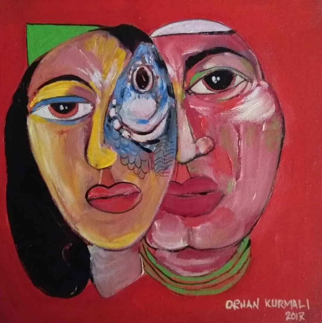"isimsiz" eseri ORHAN KURMALI tarafından 2017 yılında 25x25 cm ölçülerinde Tuval üzeri yağlı boya tekniği ile yapılmıştır.