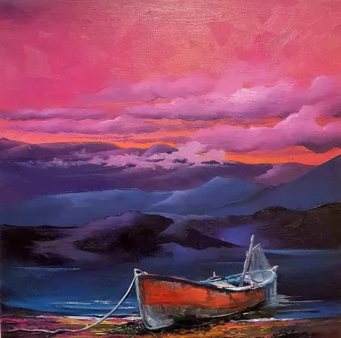 MEHMET EMİN ÖZER — “isimsiz”, 2017 "isimsiz" eseri MEHMET EMİN ÖZER tarafından 2017 yılında 25x25 cm ölçülerinde Tuval üzeri yağlı boya tekniği ile yapılmıştır.