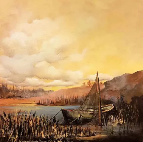 "isimsiz" eseri MEHMET EMİN ÖZER tarafından 2017 yılında 25x25 cm ölçülerinde Tuval üzeri yağlı boya tekniği ile yapılmıştır.