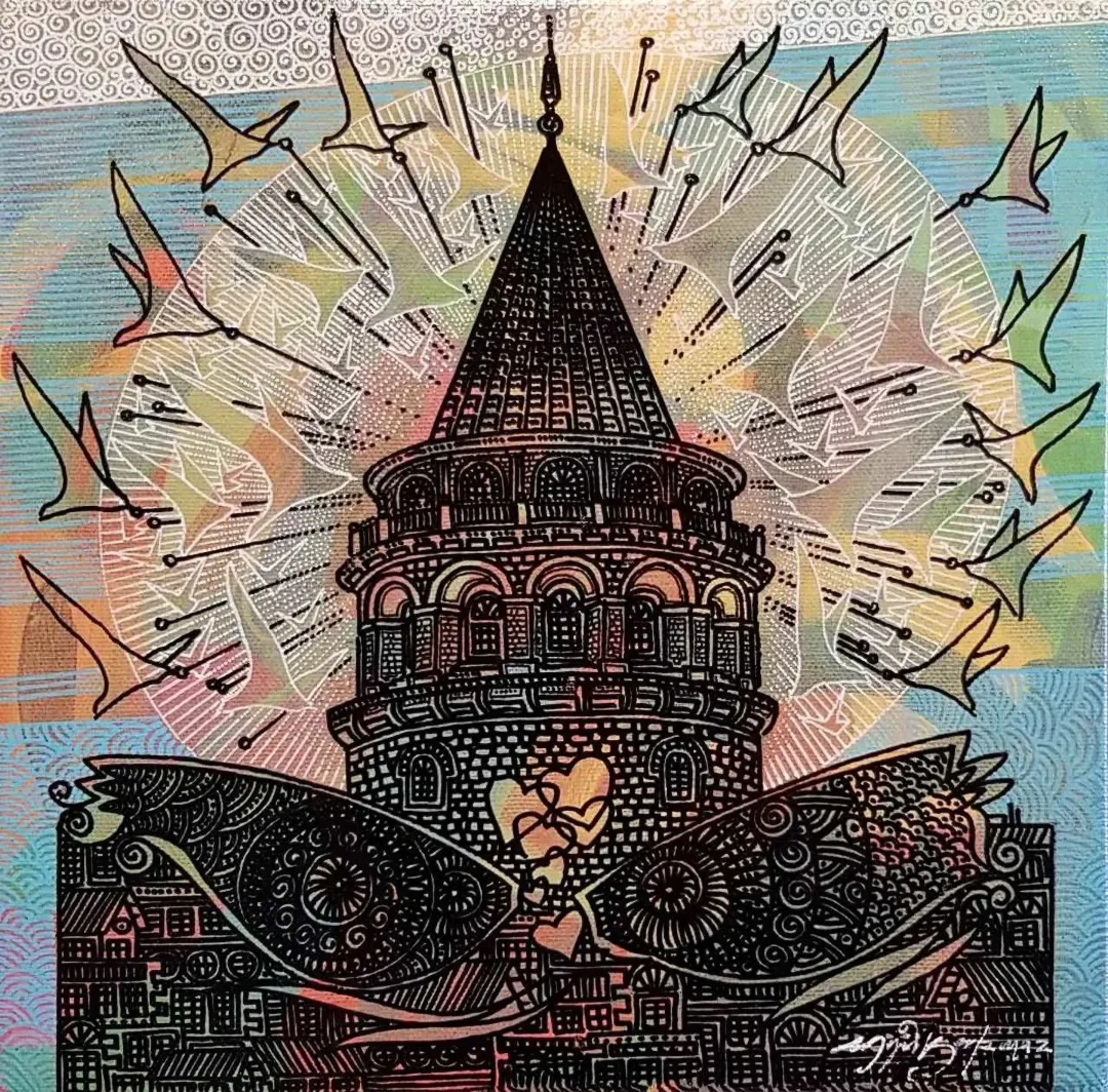 yakınlaştır "isimsiz" eseri ENGİN KORKMAZ tarafından 2017 yılında 25x25 cm ölçülerinde Tuval üzeri akrilik boya tekniği ile yapılmıştır.