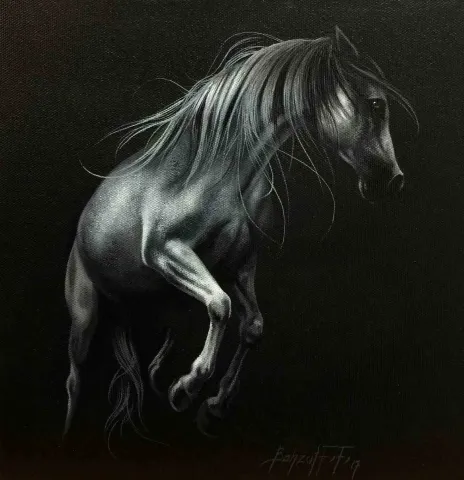 "isimsiz" eseri BEHZAT FEYZULLAH tarafından 2017 yılında 25x25 cm ölçülerinde Tuval üzeri yağlı boya tekniği ile yapılmıştır.