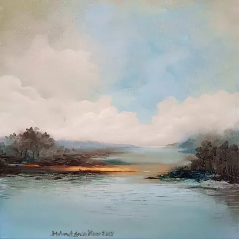 MEHMET EMİN ÖZER — “isimsiz”, 2017 "isimsiz" eseri MEHMET EMİN ÖZER tarafından 2017 yılında 25x25 cm ölçülerinde Tuval üzeri yağlı boya tekniği ile yapılmıştır.