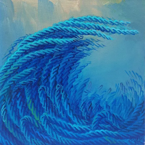 "isimsiz" eseri AHMET YEŞİL tarafından 2017 yılında 25x25 cm ölçülerinde Tuval üzeri yağlı boya tekniği ile yapılmıştır.