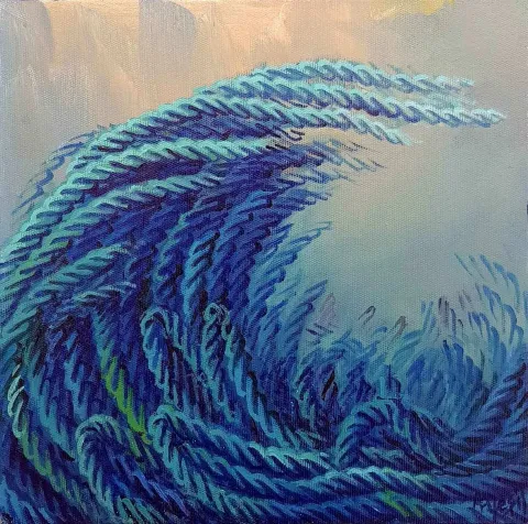 "isimsiz" eseri AHMET YEŞİL tarafından 2017 yılında 25x25 cm ölçülerinde Tuval üzeri yağlı boya tekniği ile yapılmıştır.