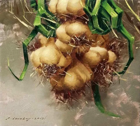 "isimsiz" eseri FATİH KARAKAŞ tarafından 2017 yılında 25x25 cm ölçülerinde Tuval üzeri yağlı boya tekniği ile yapılmıştır.