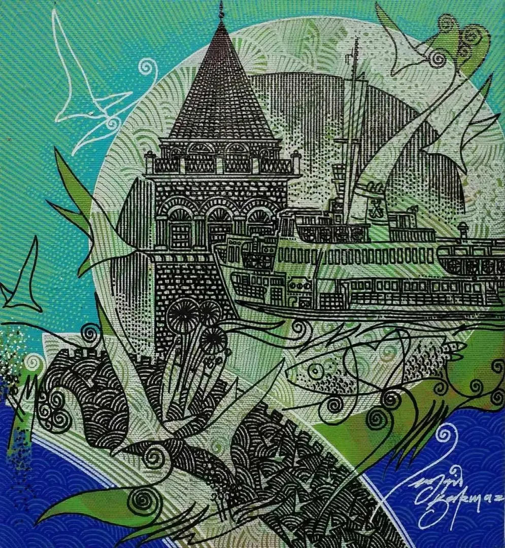 "isimsiz" eseri ENGİN KORKMAZ tarafından 2017 yılında 25x25 cm ölçülerinde Tuval üzeri yağlı boya tekniği ile yapılmıştır.