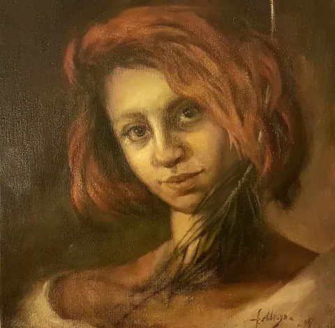 FEYZAN ALASYA — “isimsiz”, 2017 "isimsiz" eseri FEYZAN ALASYA tarafından 2017 yılında 25x25 cm ölçülerinde Tuval üzeri yağlı boya tekniği ile yapılmıştır.