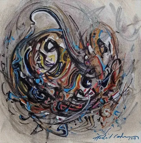 HALİL COŞKUN — “isimsiz”, 2017 "isimsiz" eseri HALİL COŞKUN tarafından 2017 yılında 25x25 cm ölçülerinde Tuval üzeri yağlı boya tekniği ile yapılmıştır.