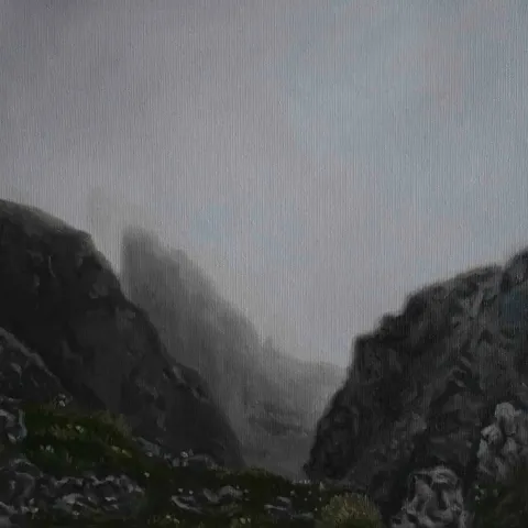 MEDİNE ÖZEN — “isimsiz”, 2017 "isimsiz" eseri MEDİNE ÖZEN tarafından 2017 yılında 25x25 cm ölçülerinde Tuval üzeri yağlı boya tekniği ile yapılmıştır.
