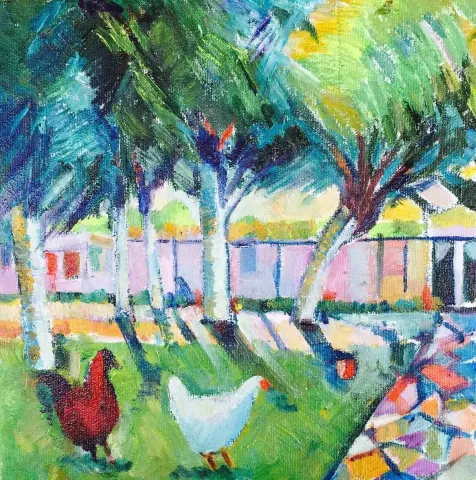 CEVDET KOCAMAN — “isimsiz”, 2017 "isimsiz" eseri CEVDET KOCAMAN tarafından 2017 yılında 25x25 cm ölçülerinde Tuval üzeri yağlı boya tekniği ile yapılmıştır.