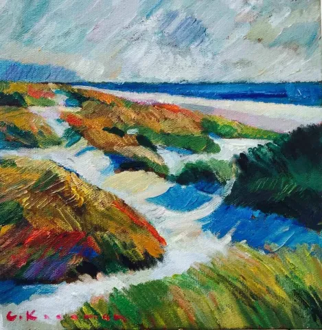 CEVDET KOCAMAN — “isimsiz”, 2017 "isimsiz" eseri CEVDET KOCAMAN tarafından 2017 yılında 25x25 cm ölçülerinde Tuval üzeri yağlı boya tekniği ile yapılmıştır.