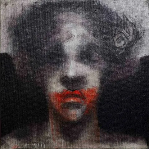 CEYHUN YAMAN — “isimsiz”, 2017 "isimsiz" eseri CEYHUN YAMAN tarafından 2017 yılında 25x25 cm ölçülerinde Tuval üzeri yağlı boya tekniği ile yapılmıştır.