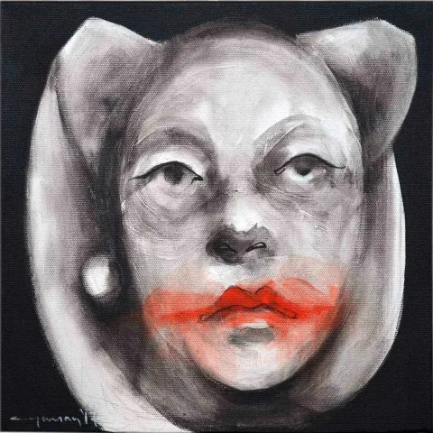 CEYHUN YAMAN — “isimsiz”, 2017 "isimsiz" eseri CEYHUN YAMAN tarafından 2017 yılında 25x25 cm ölçülerinde Tuval üzeri yağlı boya tekniği ile yapılmıştır.