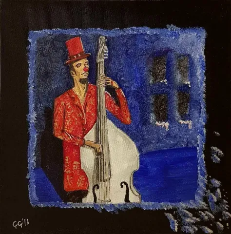 "isimsiz" eseri ÇAĞATAY ÇOPUROĞLU tarafından 2017 yılında 25x25 cm ölçülerinde Tuval üzeri yağlı boya tekniği ile yapılmıştır.