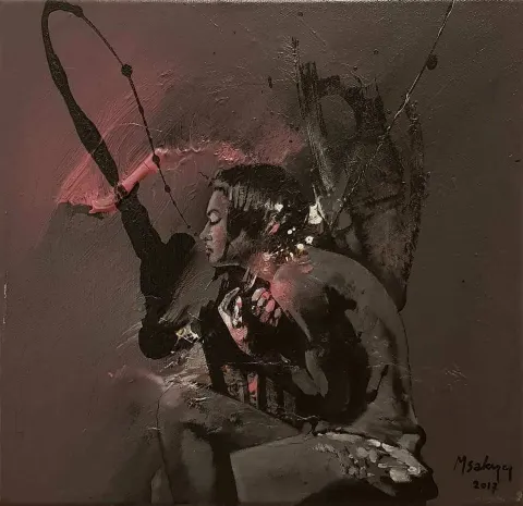 MEHMET SAKIZCI — “isimsiz”, 2017 "isimsiz" eseri MEHMET SAKIZCI tarafından 2017 yılında 25x25 cm ölçülerinde Tuval üzeri yağlı boya tekniği ile yapılmıştır.