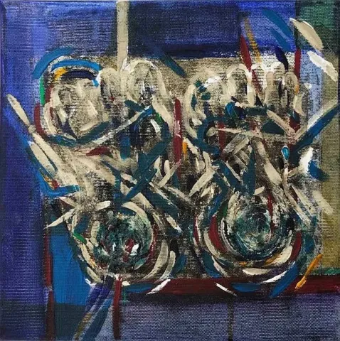AYSUN ÇÖLBAYIR DİNİZ — “isimsiz”, 2017 "isimsiz" eseri AYSUN ÇÖLBAYIR DİNİZ tarafından 2017 yılında 25x25 cm ölçülerinde Tuval üzeri yağlı boya tekniği ile yapılmıştır.