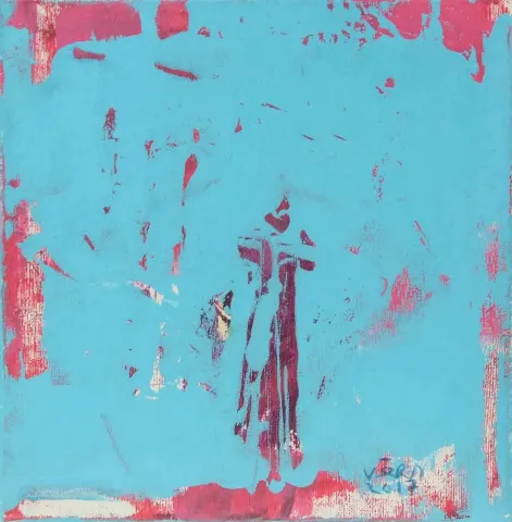 VEDAT ÖRS — “isimsiz”, 2017 "isimsiz" eseri VEDAT ÖRS tarafından 2017 yılında 25x25 cm ölçülerinde Tuval üzeri yağlı boya tekniği ile yapılmıştır.