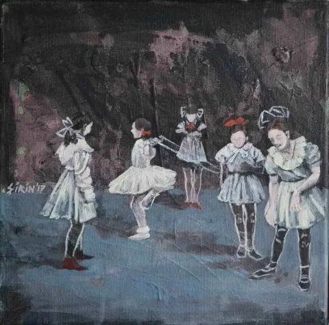 ŞİRİN YILMAZ — “Üçüncü gün”, 2017 "Üçüncü gün" eseri ŞİRİN YILMAZ tarafından 2017 yılında 25x25 cm ölçülerinde Tuval üzeri akrilik boya tekniği ile yapılmıştır.