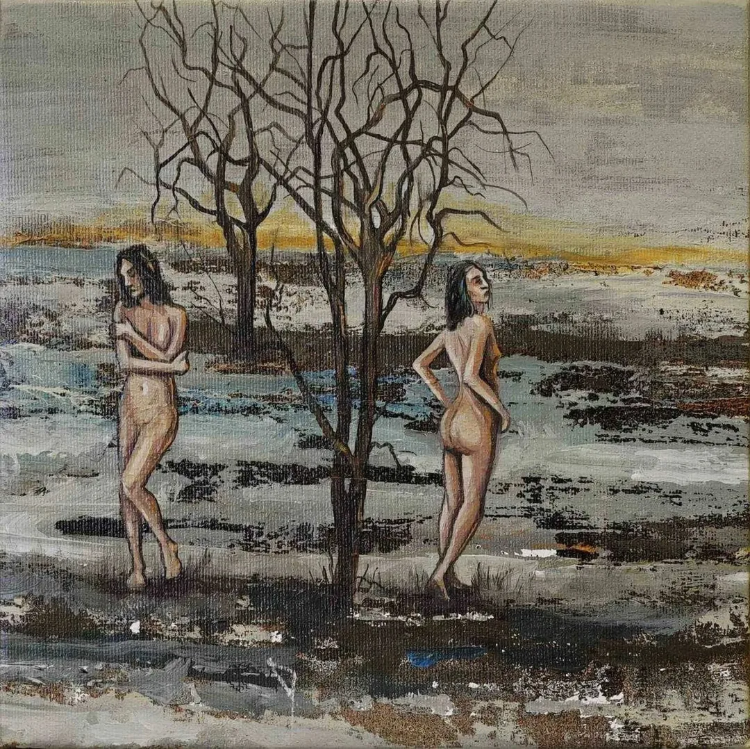 yakınlaştır "isimsiz" eseri MAHMUT ÖZDEMİR tarafından 2017 yılında 25x25 cm ölçülerinde Tuval üzeri akrilik boya tekniği ile yapılmıştır.