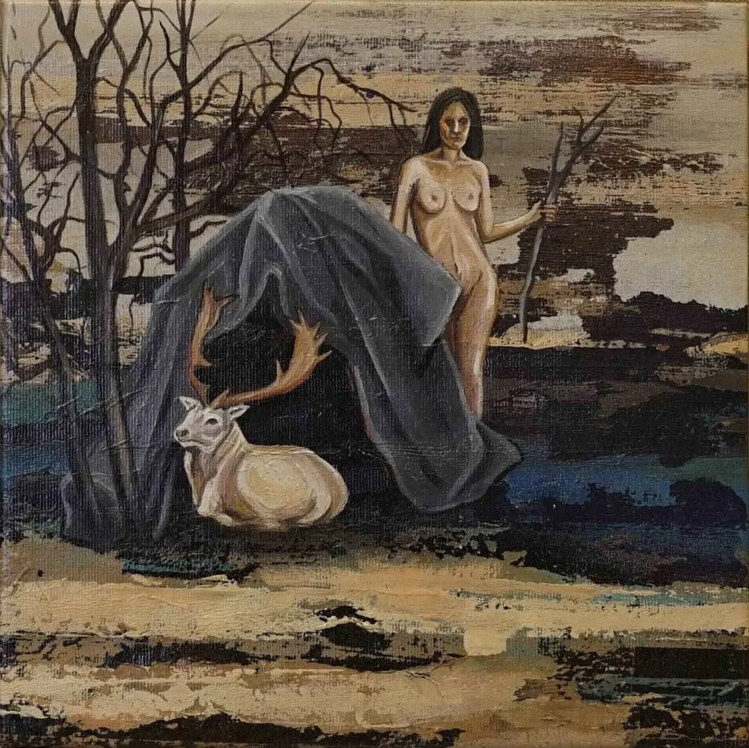 "isimsiz" eseri MAHMUT ÖZDEMİR tarafından 2017 yılında 25x25 cm ölçülerinde Tuval üzeri akrilik boya tekniği ile yapılmıştır.
