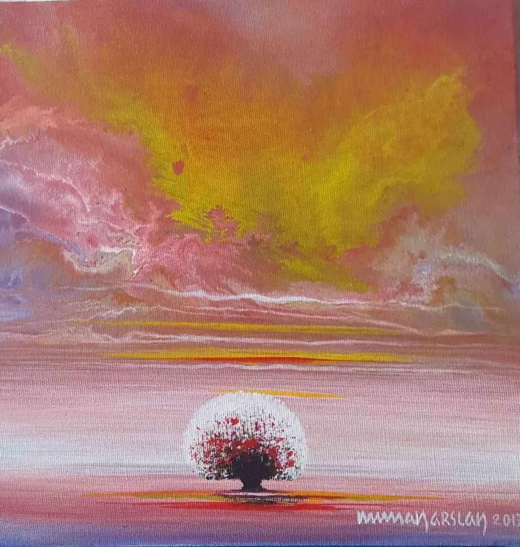 "isimsiz" eseri NUMAN ARSLAN tarafından 2017 yılında 25x25 cm ölçülerinde Tuval üzeri yağlı boya tekniği ile yapılmıştır.