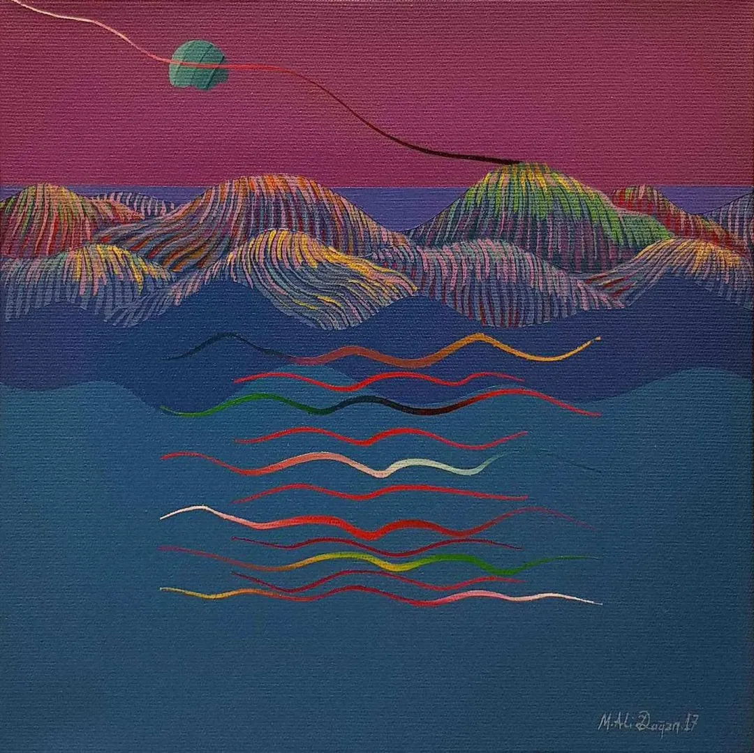 "isimsiz" eseri MEHMET ALİ DOĞAN tarafından 2017 yılında 25x25 cm ölçülerinde Tuval üzeri akrilik boya tekniği ile yapılmıştır.