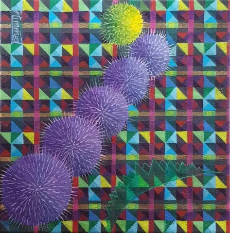 HİMMET GÜMRAH — “isimsiz”, 2017 "isimsiz" eseri HİMMET GÜMRAH tarafından 2017 yılında 25x25 cm ölçülerinde Tuval üzeri yağlı boya tekniği ile yapılmıştır.