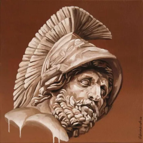 ONUR KARAALİOĞLU — “isimsiz”, 2017 "isimsiz" eseri ONUR KARAALİOĞLU tarafından 2017 yılında 25x25 cm ölçülerinde Tuval üzeri yağlı boya tekniği ile yapılmıştır.