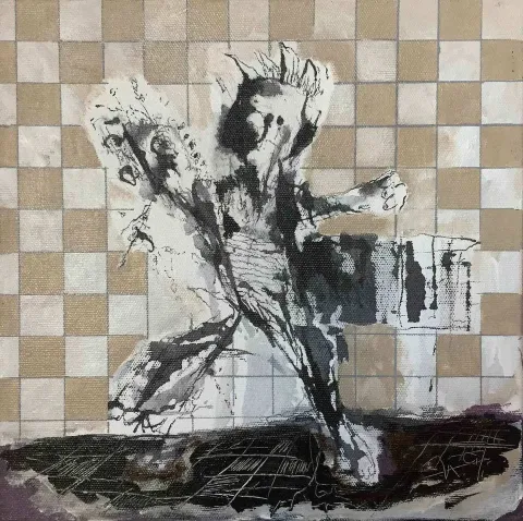 "Layers" eseri MUHAMMET ALİ ÇAKIR tarafından 2017 yılında 25x25 cm ölçülerinde Tuval üzeri yağlı boya tekniği ile yapılmıştır.