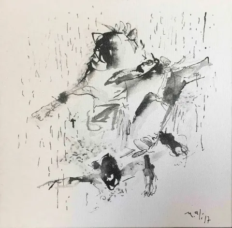 MUHAMMET ALİ ÇAKIR — “Layers”, 2017 "Layers" eseri MUHAMMET ALİ ÇAKIR tarafından 2017 yılında 25x25 cm ölçülerinde Tuval üzeri yağlı boya tekniği ile yapılmıştır.