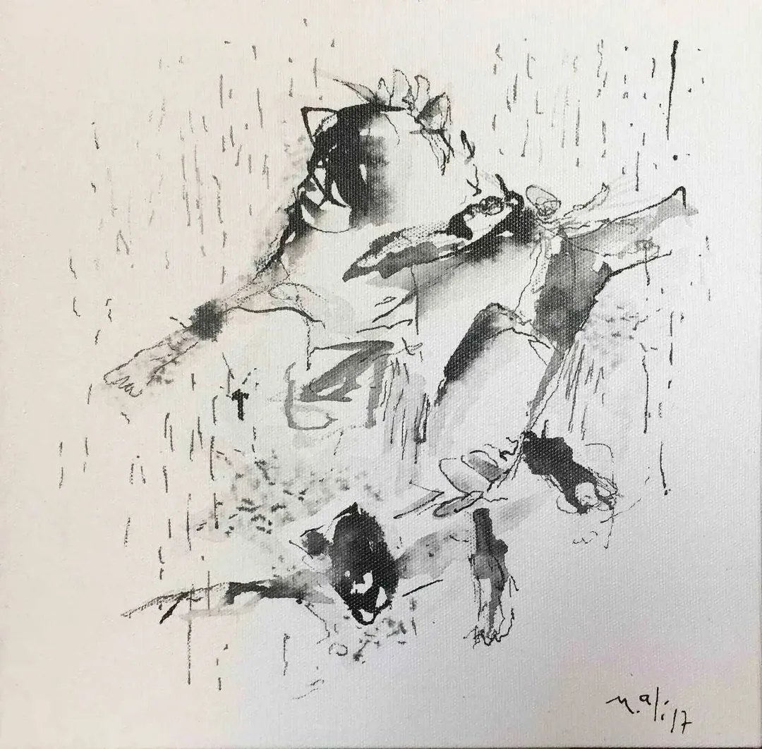 "Layers" eseri MUHAMMET ALİ ÇAKIR tarafından 2017 yılında 25x25 cm ölçülerinde Tuval üzeri yağlı boya tekniği ile yapılmıştır.