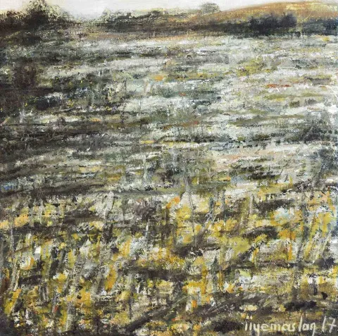 İMREN İYEM ASLAN — “isimsiz”, 2017 "isimsiz" eseri İMREN İYEM ASLAN tarafından 2017 yılında 25x25 cm ölçülerinde Tuval üzeri yağlı boya tekniği ile yapılmıştır.