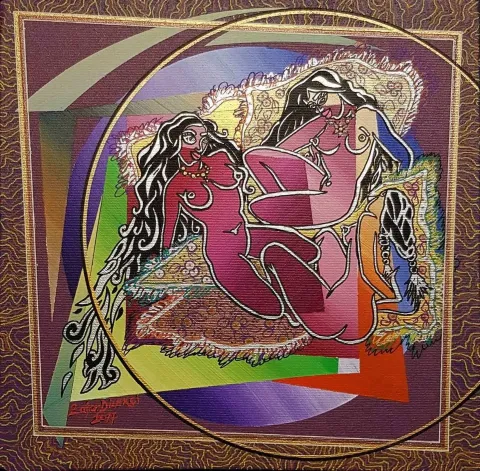 ZAFER DİLEKÇİ — “isimsiz”, 2017 "isimsiz" eseri ZAFER DİLEKÇİ tarafından 2017 yılında 25x25 cm ölçülerinde Tuval üzeri akrilik boya tekniği ile yapılmıştır.