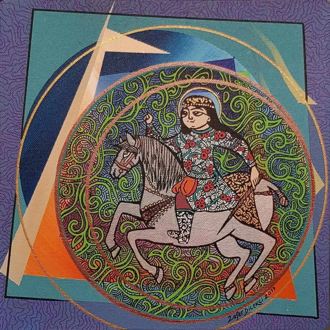 ZAFER DİLEKÇİ — “isimsiz”, 2017 "isimsiz" eseri ZAFER DİLEKÇİ tarafından 2017 yılında 25x25 cm ölçülerinde Tuval üzeri akrilik boya tekniği ile yapılmıştır.