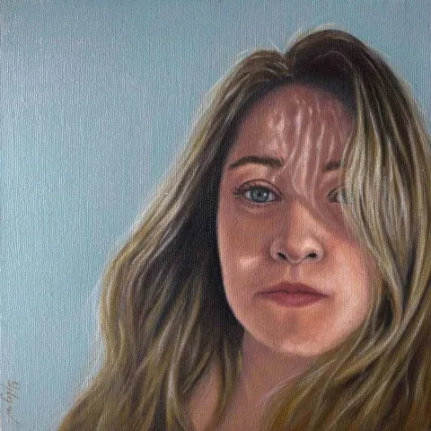 MEKİYE CEYLAN — “isimsiz”, 2017 "isimsiz" eseri MEKİYE CEYLAN tarafından 2017 yılında 25x25 cm ölçülerinde Tuval üzeri yağlı boya tekniği ile yapılmıştır.