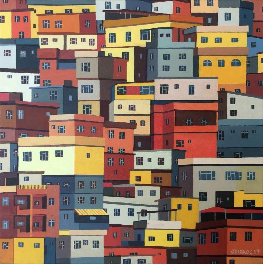 "isimsiz" eseri ALİ KARAKOÇ tarafından 2017 yılında 25x25 cm ölçülerinde Tuval üzeri yağlı boya tekniği ile yapılmıştır.