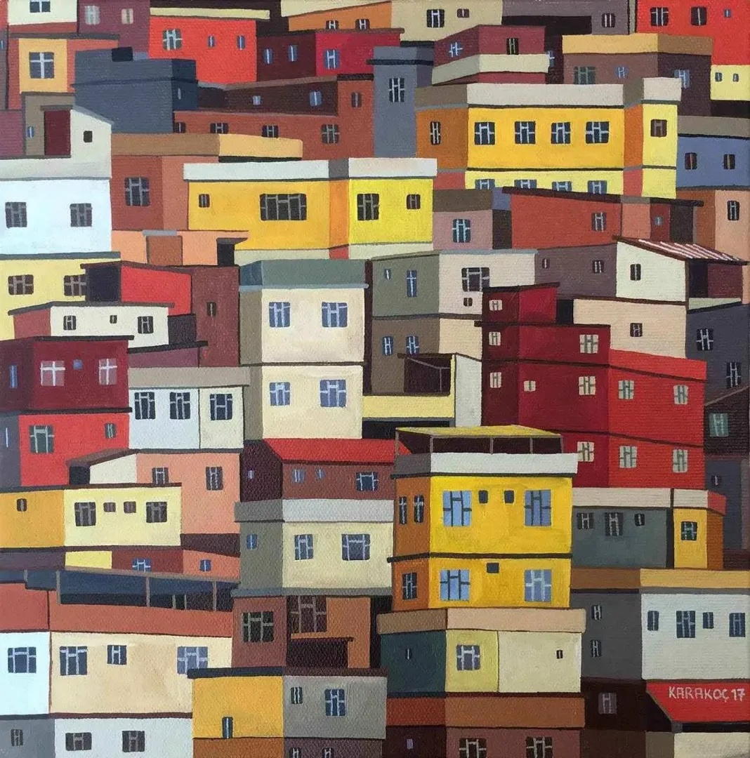 "isimsiz" eseri ALİ KARAKOÇ tarafından 2017 yılında 25x25 cm ölçülerinde Tuval üzeri yağlı boya tekniği ile yapılmıştır.