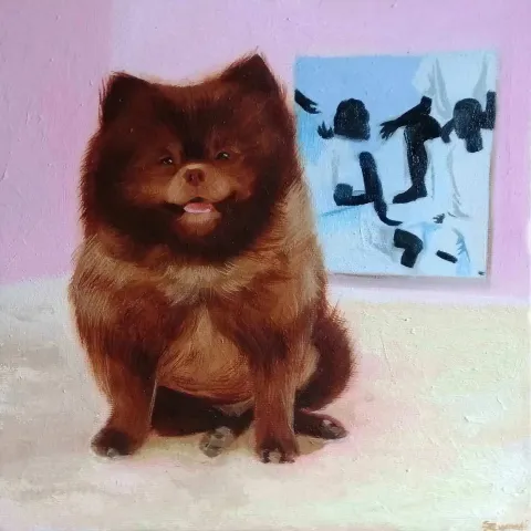 ŞEYMA BAŞARAN — “isimsiz”, 2017 "isimsiz" eseri ŞEYMA BAŞARAN tarafından 2017 yılında 25x25 cm ölçülerinde Tuval üzeri yağlı boya tekniği ile yapılmıştır.