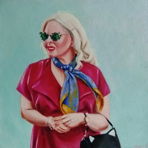 "isimsiz" eseri ŞEYMA BAŞARAN tarafından 2017 yılında 25x25 cm ölçülerinde Tuval üzeri yağlı boya tekniği ile yapılmıştır.
