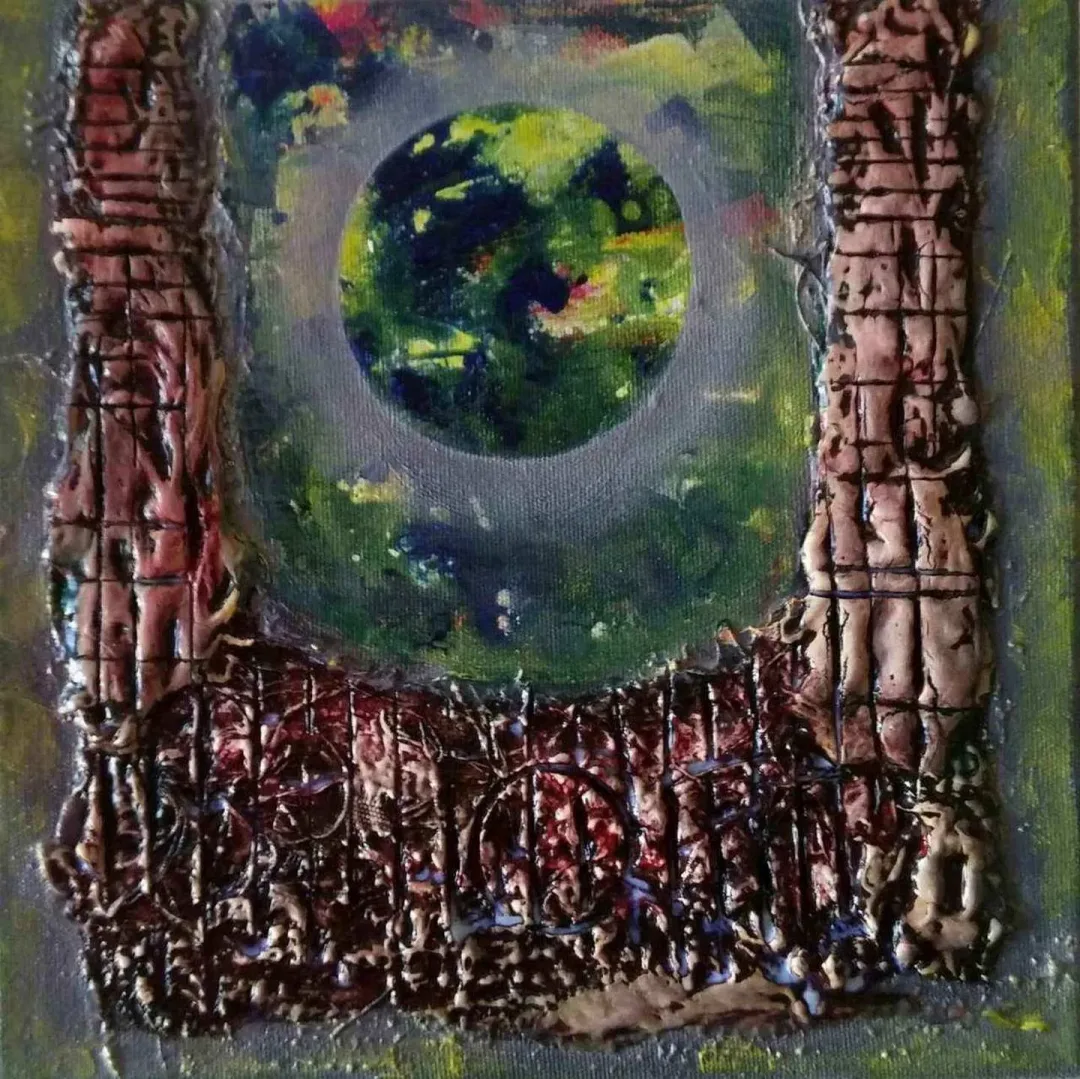 yakınlaştır "isimsiz" eseri EMRE ATLAN tarafından 2017 yılında 25x25 cm ölçülerinde Tuval üzeri karışık teknik tekniği ile yapılmıştır.
