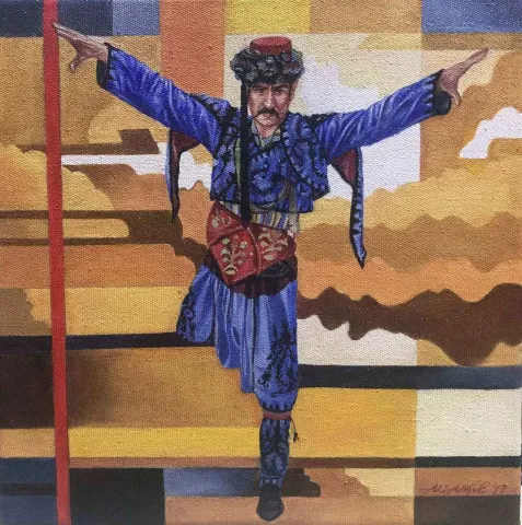 ALİ AKYOL — “isimsiz”, 2017 "isimsiz" eseri ALİ AKYOL tarafından 2017 yılında 25x25 cm ölçülerinde Tuval üzeri yağlı boya tekniği ile yapılmıştır.