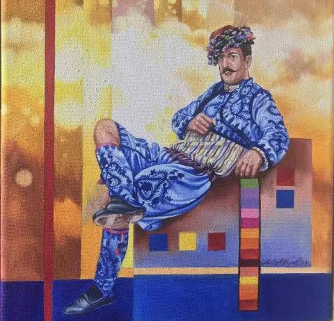 ALİ AKYOL — “isimsiz”, 2017 "isimsiz" eseri ALİ AKYOL tarafından 2017 yılında 25x25 cm ölçülerinde Tuval üzeri yağlı boya tekniği ile yapılmıştır.