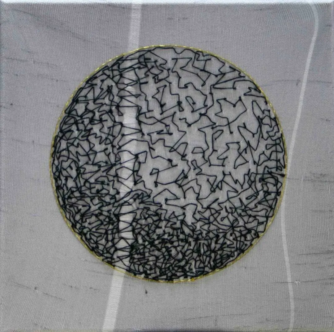 "isimsiz" eseri ZEYNEP GÜRAY CAN tarafından 2017 yılında 25x25 cm ölçülerinde Tuval üzeri karışık teknik tekniği ile yapılmıştır.