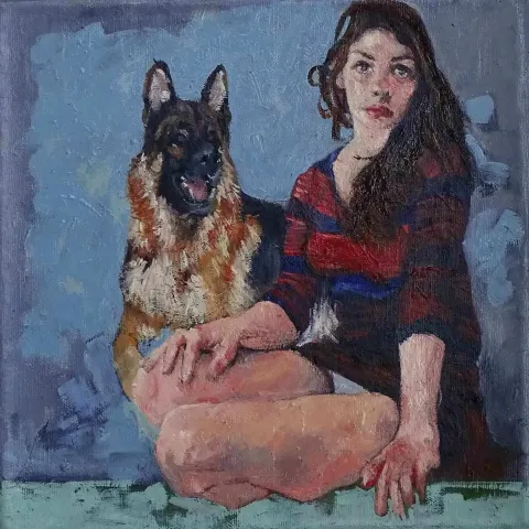 "isimsiz" eseri BURÇAK GÜNER GÖLGELİ tarafından 2017 yılında 25x25 cm ölçülerinde Tuval üzeri yağlı boya tekniği ile yapılmıştır.