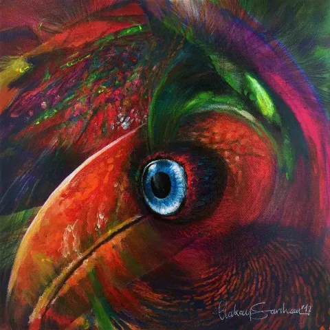 HAKAN SARIHAN — “Acayipimsiler”, 2017 "Acayipimsiler" eseri HAKAN SARIHAN tarafından 2017 yılında 25x25 cm ölçülerinde Tuval üzeri akrilik boya tekniği ile yapılmıştır.