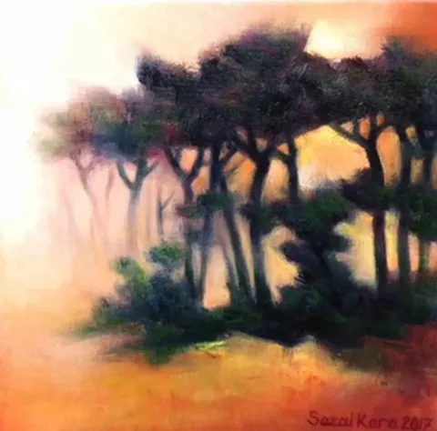 SEZAİ KARA — “isimsiz”, 2017 "isimsiz" eseri SEZAİ KARA tarafından 2017 yılında 25x25 cm ölçülerinde Tuval üzeri yağlı boya tekniği ile yapılmıştır.