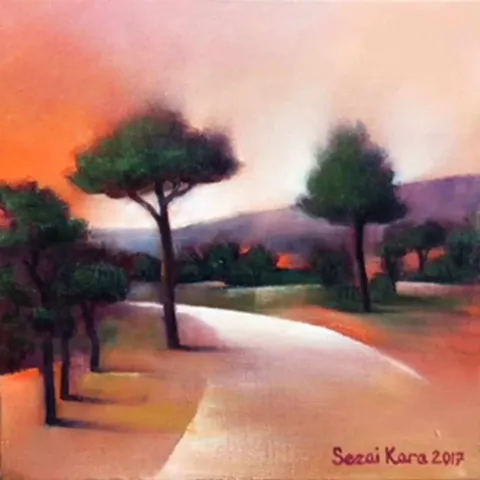 SEZAİ KARA — “isimsiz”, 2017 "isimsiz" eseri SEZAİ KARA tarafından 2017 yılında 25x25 cm ölçülerinde Tuval üzeri yağlı boya tekniği ile yapılmıştır.