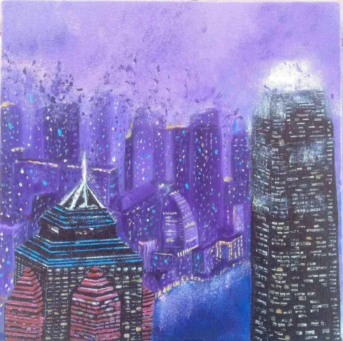 "isimsiz" eseri BURCU SEVİM GÖLGELİ tarafından 2017 yılında 25x25 cm ölçülerinde Tuval üzeri yağlı boya tekniği ile yapılmıştır.